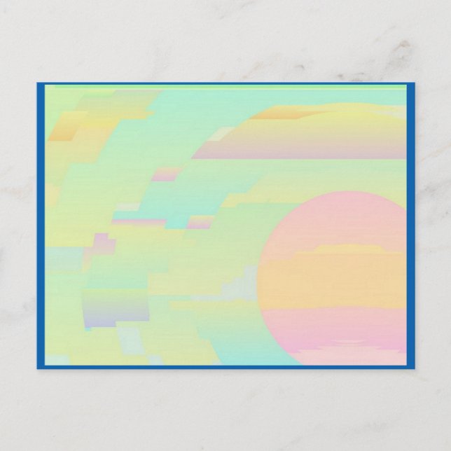 Carte postale Sky Art Abstraite (Devant)