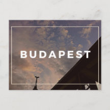 Carte postale Sky Nuageux Budapest