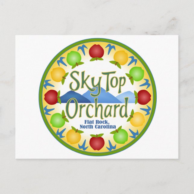 Carte Postale Sky Top Orchard (Devant)