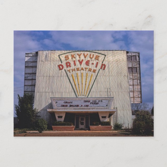 Carte Postale Sky View Drive-In Theatre, Dothan, Alabama (Devant)