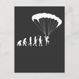Carte Postale Skydiving Evolution Sport Hobby Paraglider