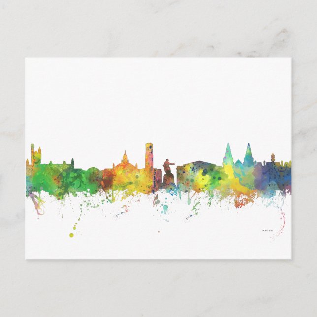 CARTE POSTALE SKYLINE ABERDEEN (Devant)