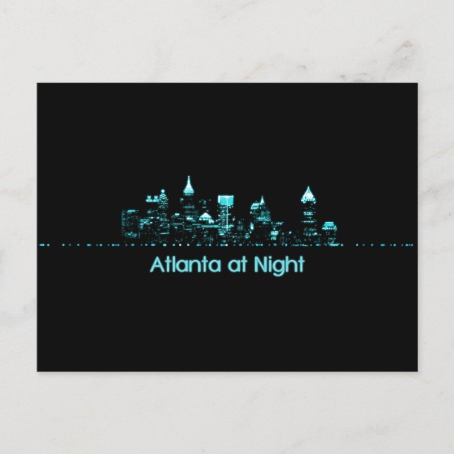 Carte Postale Skyline Atlanta (Devant)