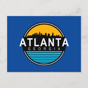 Carte Postale Skyline Atlanta Georgia