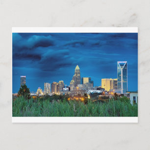 Carte Postale skyline charlotte nc