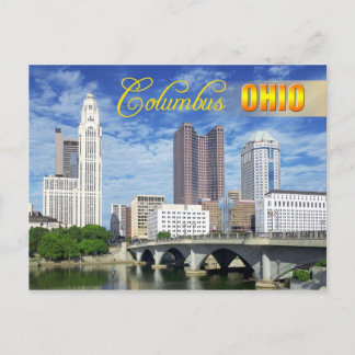 Carte Postale Skyline de Columbus, Ohio