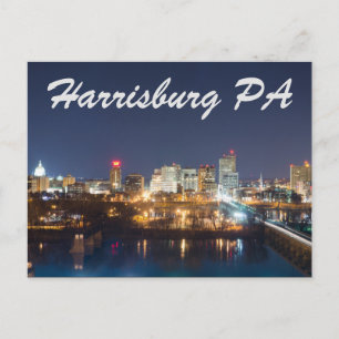 Carte Postale skyline de harrisburg en pennsylvanie