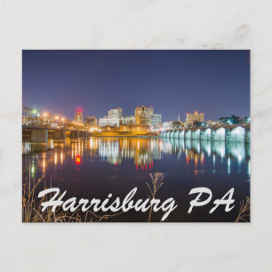 Carte Postale skyline de harrisburg en pennsylvanie