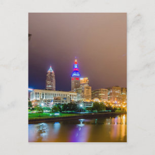 Carte Postale skyline de la ville de cleveland ohio