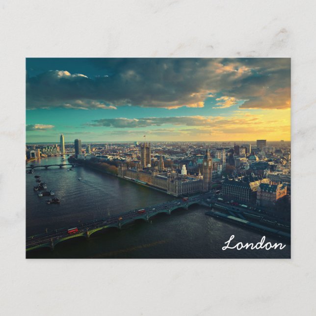 Carte Postale Skyline de Londres (Devant)