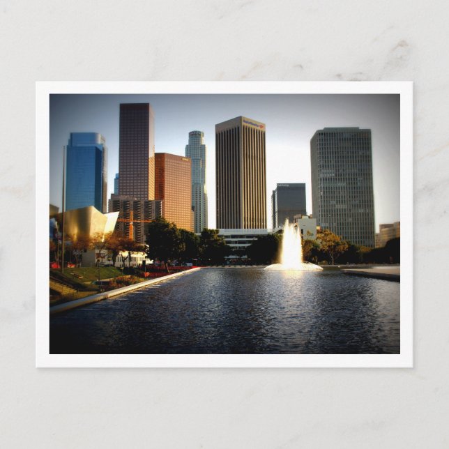 Carte postale Skyline de Los Angeles (Devant)