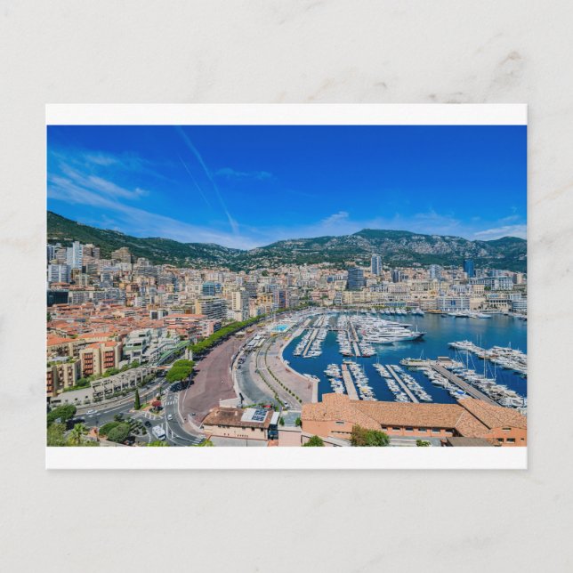 Carte Postale Skyline de Monaco (Devant)