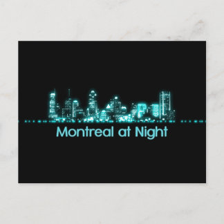 Carte Postale Skyline de Montréal