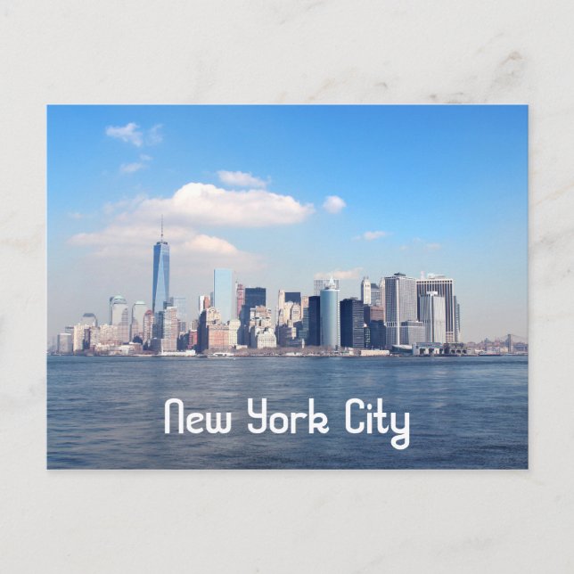 Carte Postale Skyline de New York (Devant)