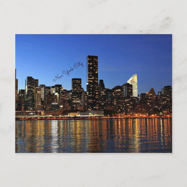 Carte Postale Skyline de New York (Devant)