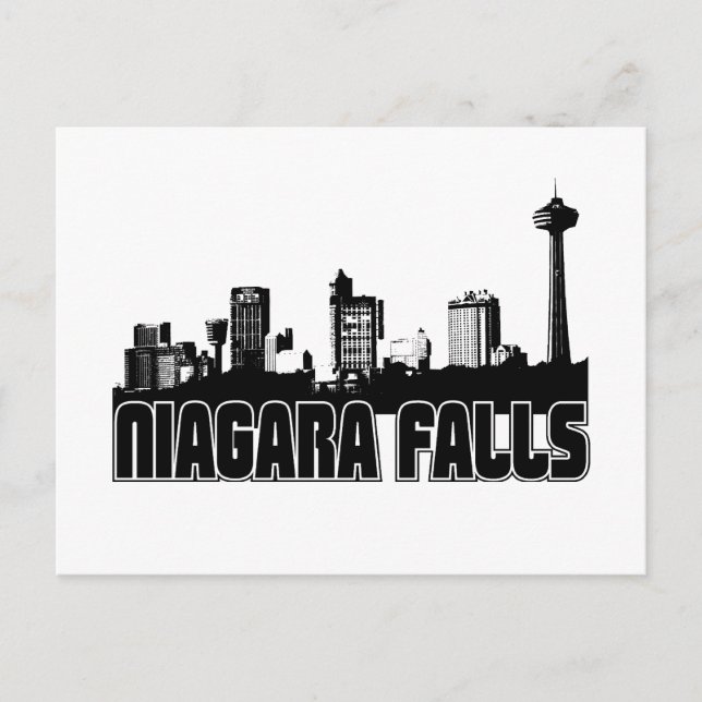 Carte Postale Skyline de Niagara Falls (Devant)