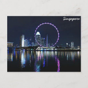 Carte Postale Skyline de Singapour