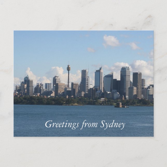 Carte Postale skyline de sydney (Devant)