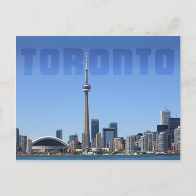 Carte Postale Skyline de Toronto (Devant)