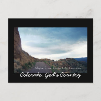 Carte Postale Skyline Drive, Canon City, Colorado