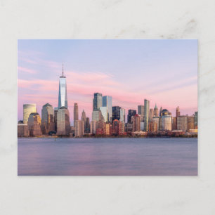 Carte Postale Skyline du soir à New York
