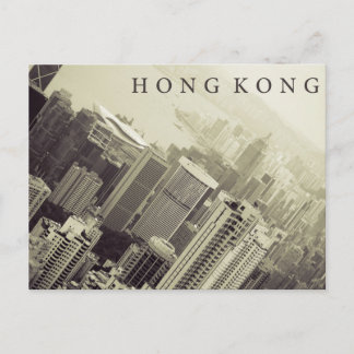 Carte Postale Skyline Hong Kong
