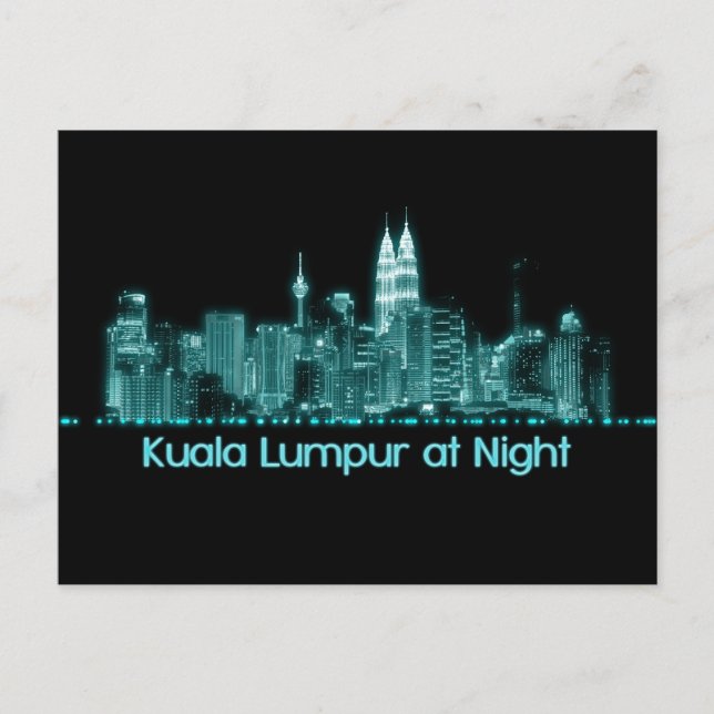 Carte Postale Skyline Kuala Lumpur (Devant)