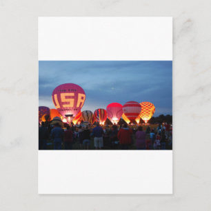 Carte Postale skyline montgolfière