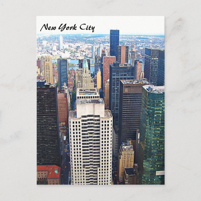 Carte postale Skyline New York (Devant)