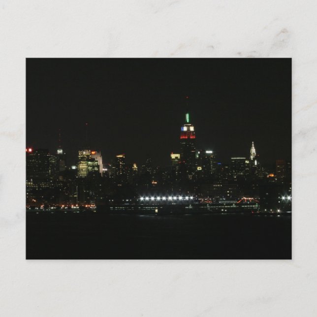 Carte Postale Skyline New York (Devant)
