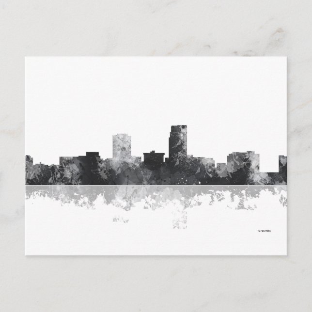 CARTE POSTALE SKYLINE OMAHA NEBRASKA (Devant)