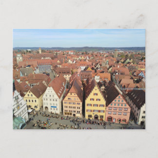 Carte Postale Skyline Rothenburg ob der Tauber, Allemagne