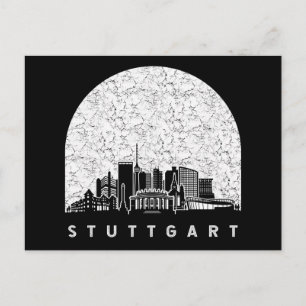 Carte Postale Skyline Stuttgart Allemagne