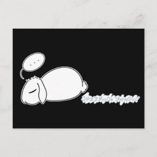 Carte postale Sleepy Bunny Stewie