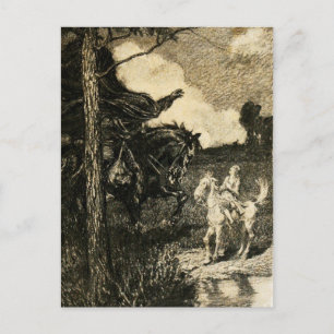 Carte Postale Sleepy Hollow : Un Horseman de grandes dimensions