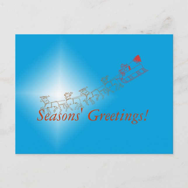 Carte postale - Sleigh Salutations (Devant)