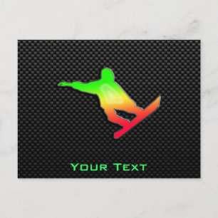 Carte Postale Slek Snowboard