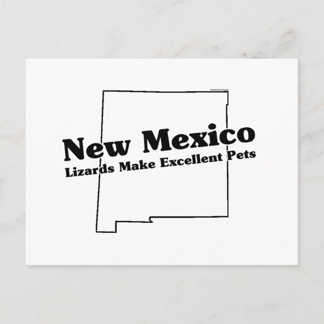 Carte Postale Slogan d'État du Nouveau-Mexique (Devant)