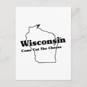 Carte Postale Slogan d'État du Wisconsin
