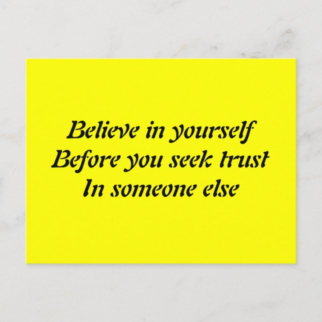 Carte Postale slogans motivants (Devant)