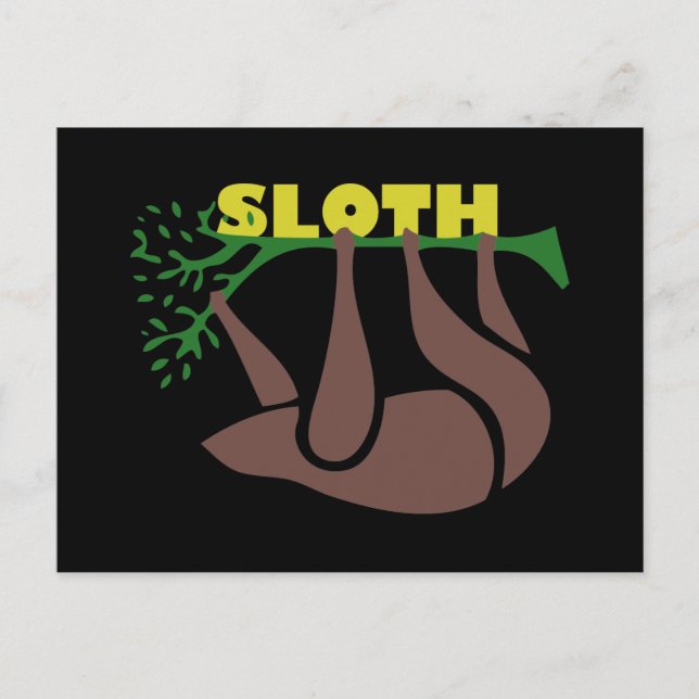 Carte postale Sloth (Devant)