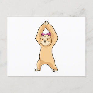 Carte Postale Sloth at Fitness