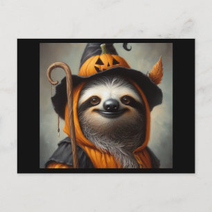Carte Postale Sloth Halloween