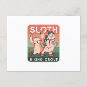 Carte Postale Sloth randonnée