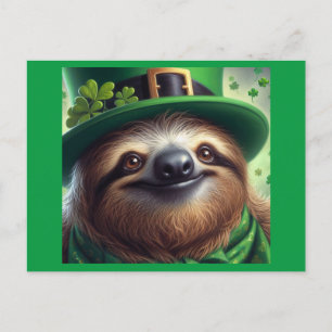 Carte Postale Sloth St Paddys Day