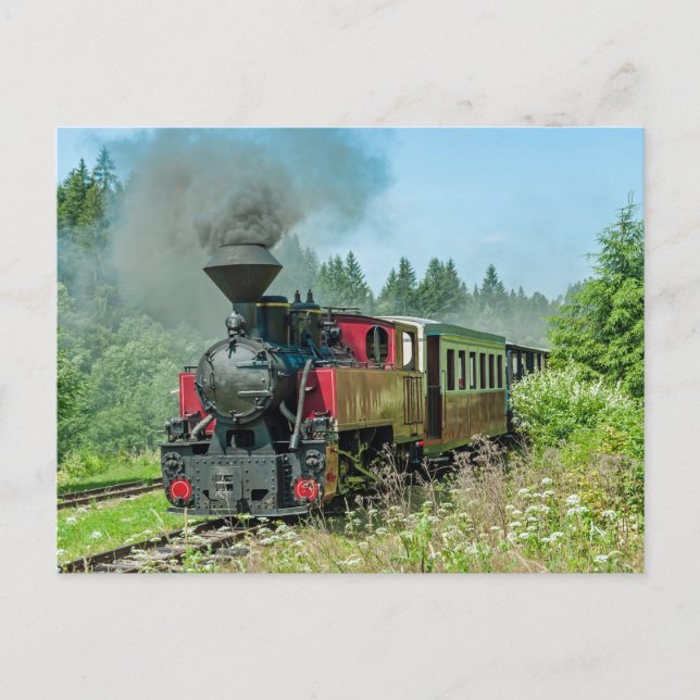 Carte Postale Slovaquie étroite Gage Railroad Cierny - Balog (Devant)
