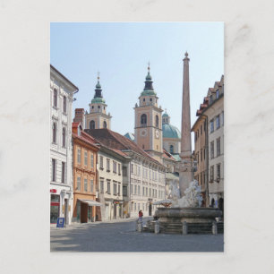 Carte Postale Slovénie - Ljubljana - Fontaine Carniole (1751)