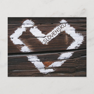Carte Postale Slovensko Heart