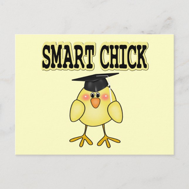 Carte Postale Smart Chick (Devant)