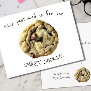 Carte Postale Smart Cookie Je Vous Manque Professeur À L'École